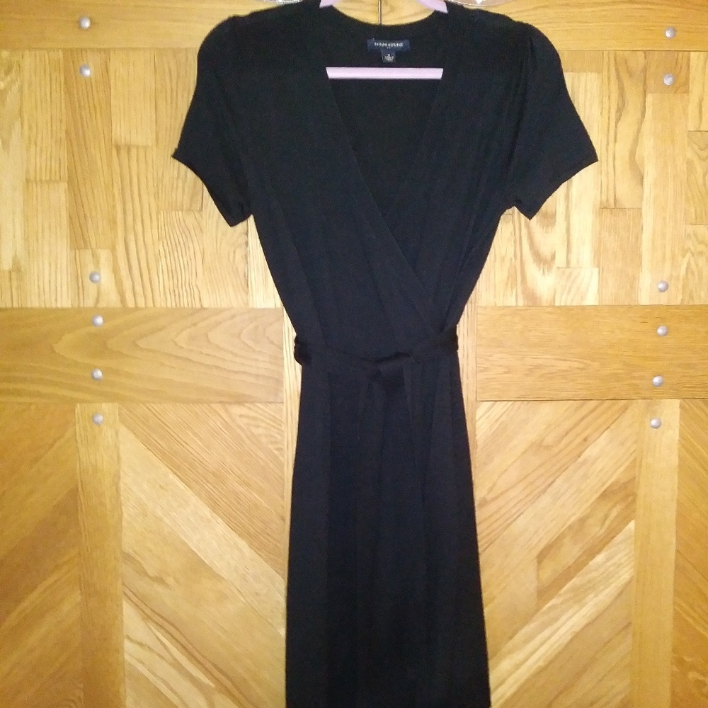 Banana Republic Faux Wrap Sweater Dress Sz M